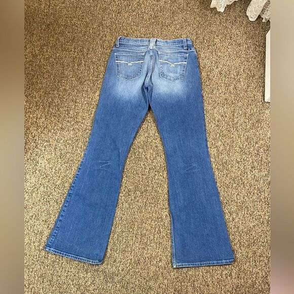 VTG, Cruel Girl Low Rise Blue Denim Jeans Size 7 Long - Picture 2 of 16